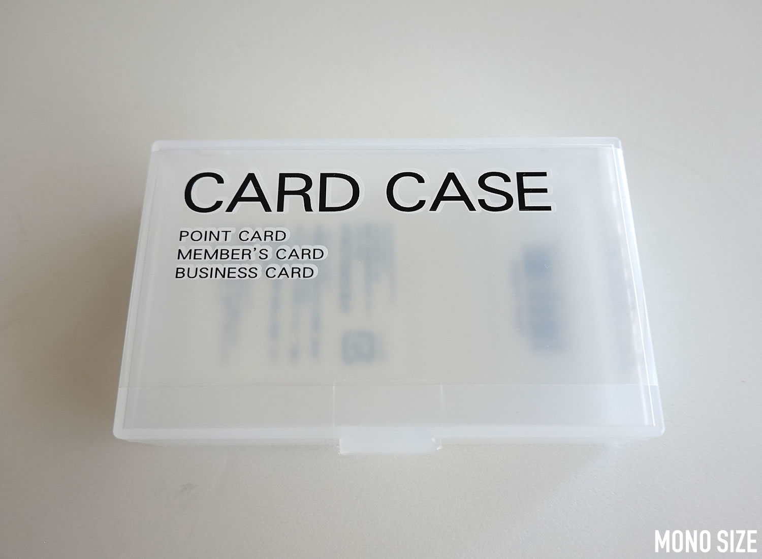 100均セリアで売られていたカードケースの収納グッズ商品画像