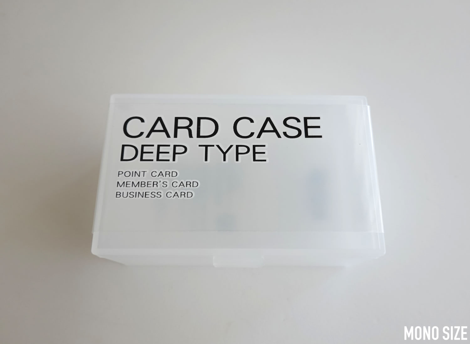 100均セリアで売られていたカードケース深型の収納グッズ商品画像