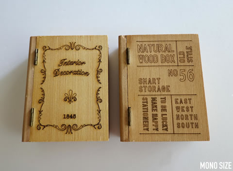 100均の木製ブックボックス